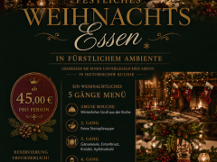 Weihnachtsessen im Jagd u. Wasserschloss